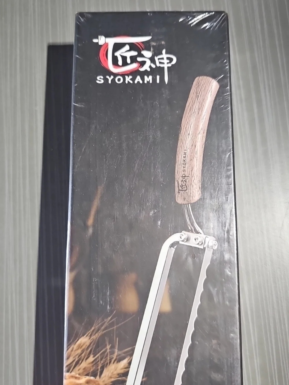 Left Handed Bread Knife Bow Design Razor Sharp 4 Scale Marks Sourdough Baguettes